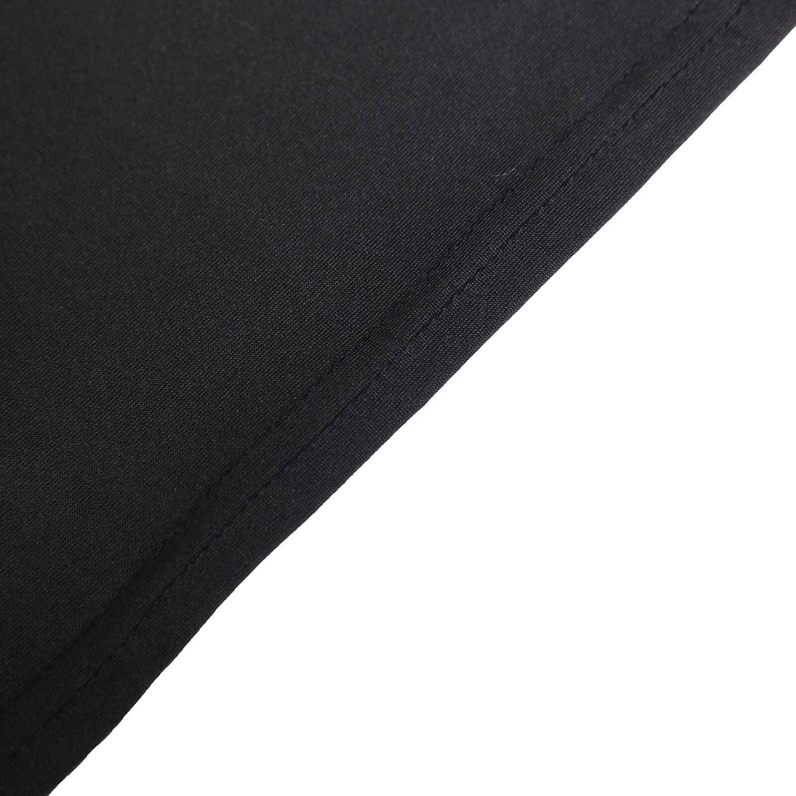 10 Pack Black Spandex Folding Slip On Chair Covers, Stretch Fitted Chair Covers - 160 GSM