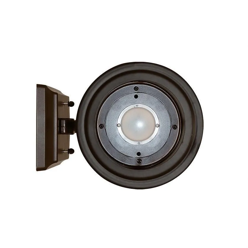 12.5W Outdoor LED Wall Lantern - Oil Rubbed Bronze Aluminum Die Cast & Frosted Glass Lens - 1200 lm