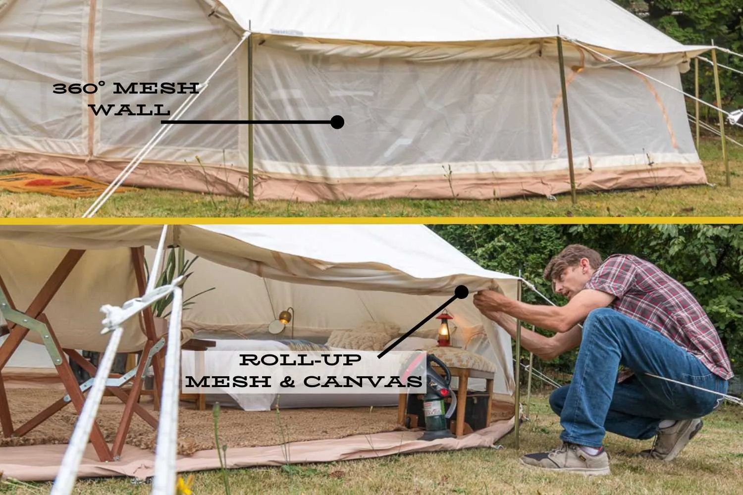 16' (5M) Stella™ Stargazer Bell Tent