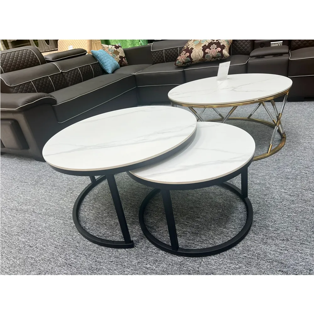 2-In-1 Easy To Assemble Coffee Table With Sturdy Metal Frame