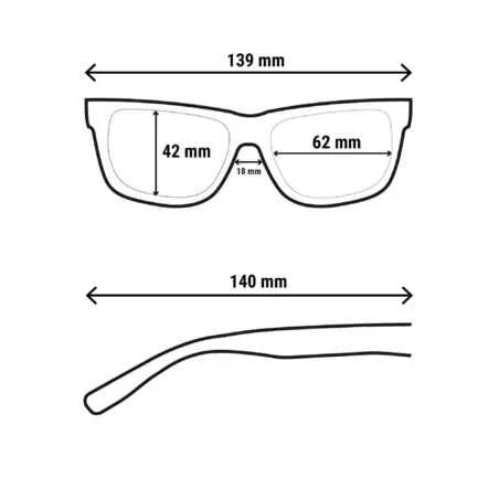 Adults category 3 hiking sunglasses mh140