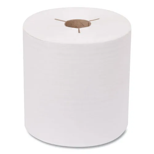 Advanced Hand Towel Roll, Notched, 1-ply, 8 X 10, White, 6 Rolls/carton