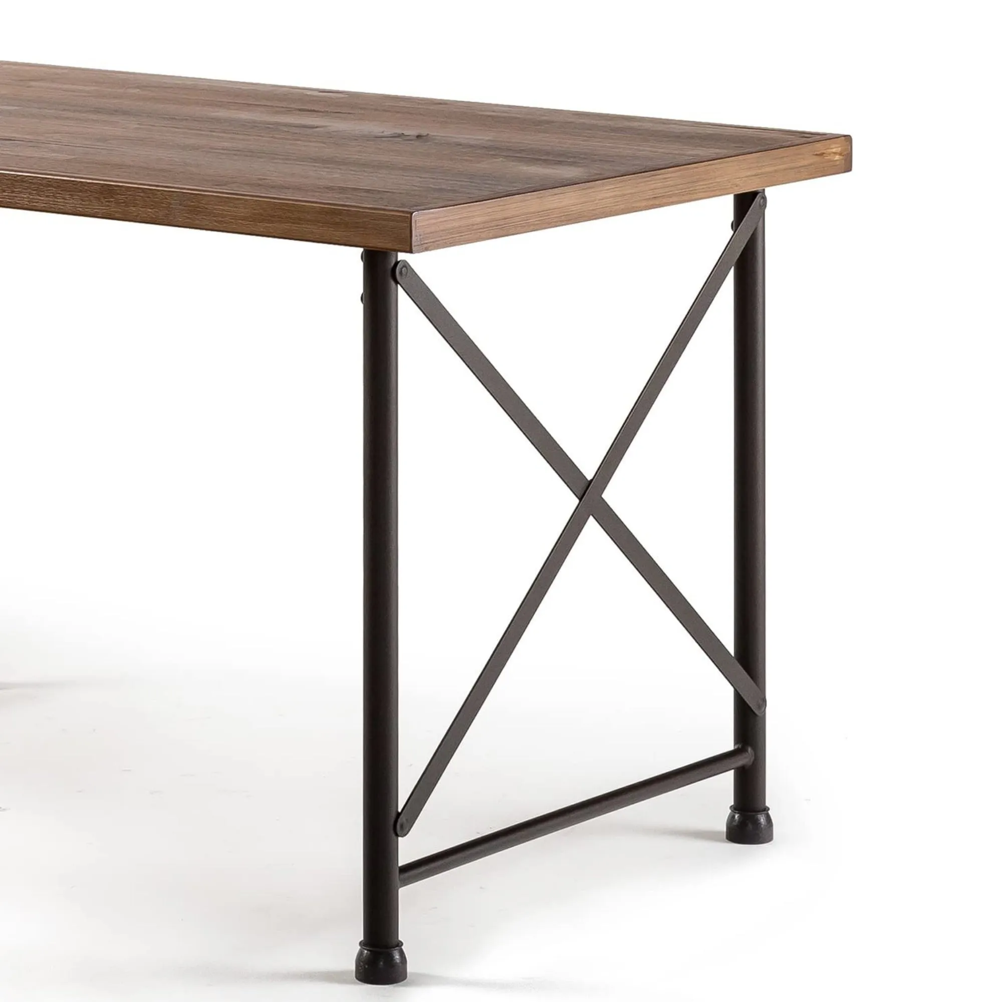 Alicia Metal and Wood Dining Table