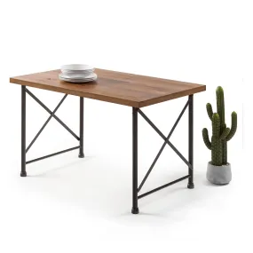 Alicia Metal and Wood Dining Table