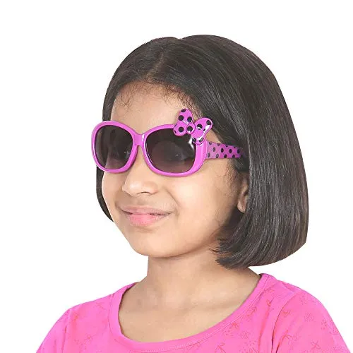 Amour 100% UV Protected Combo for Kids 3 to 8 Years Sunglasses - Pack of 2 Black:Purple