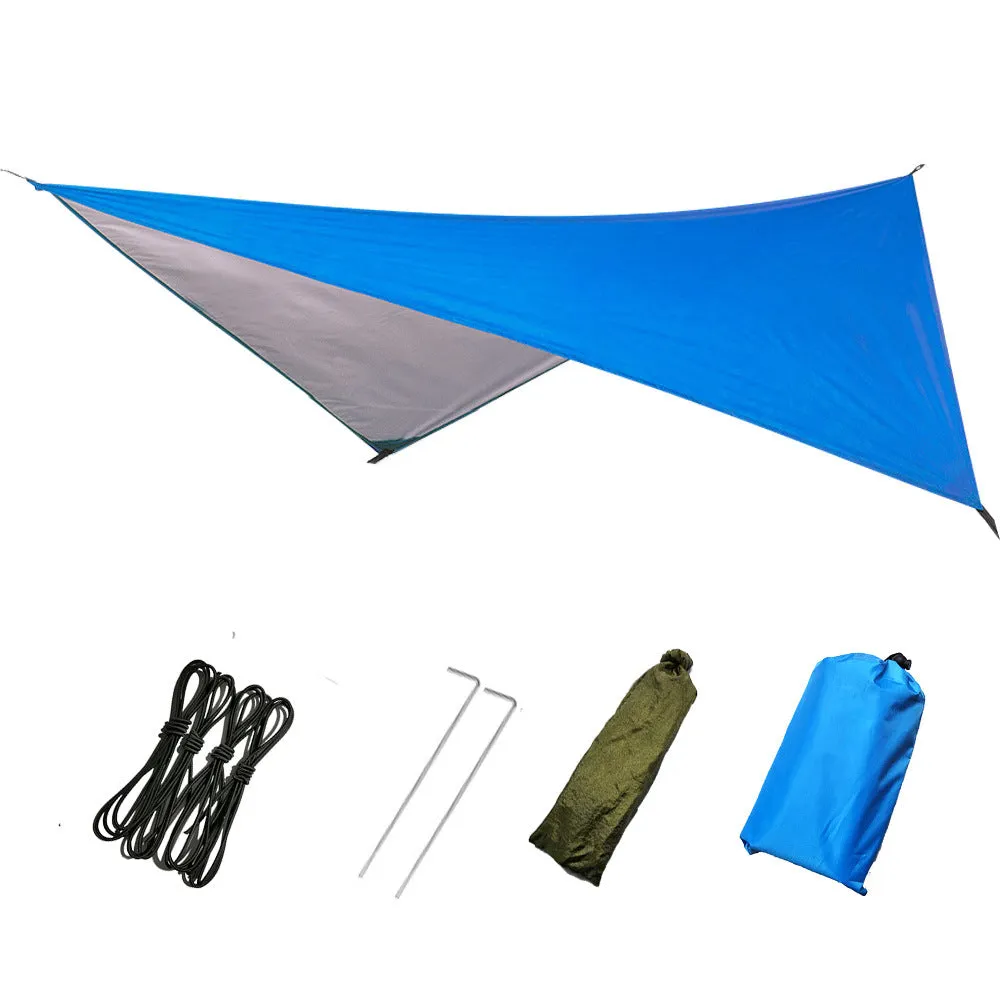 Anti-UV Beach Sun Shade Camping Tarp Tent Hammock Rain Fly Camping Sunshade Awning Canopy Pergola Waterproof Ultralight Tarp