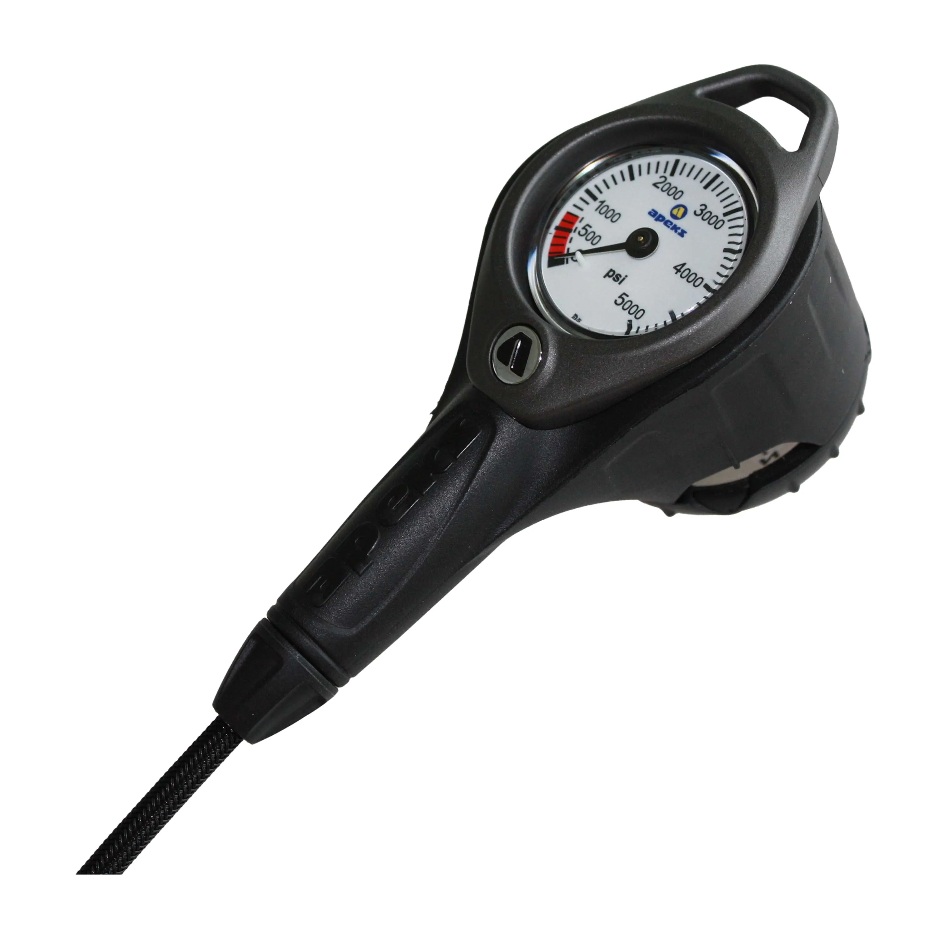 Apeks Pressure Gauge with Compass Console 5K PSI/NH Black/Dark Grey