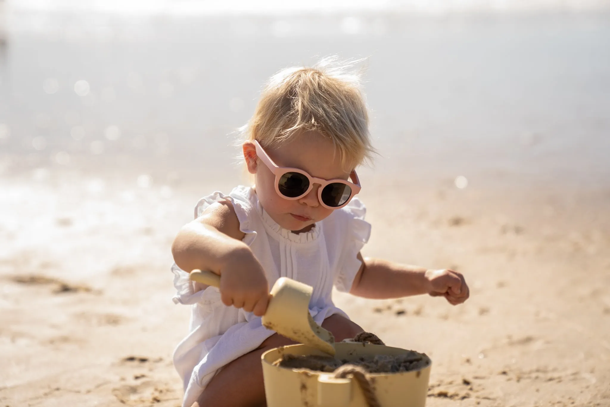 Baby Eco Sunglasses - Shell Pink