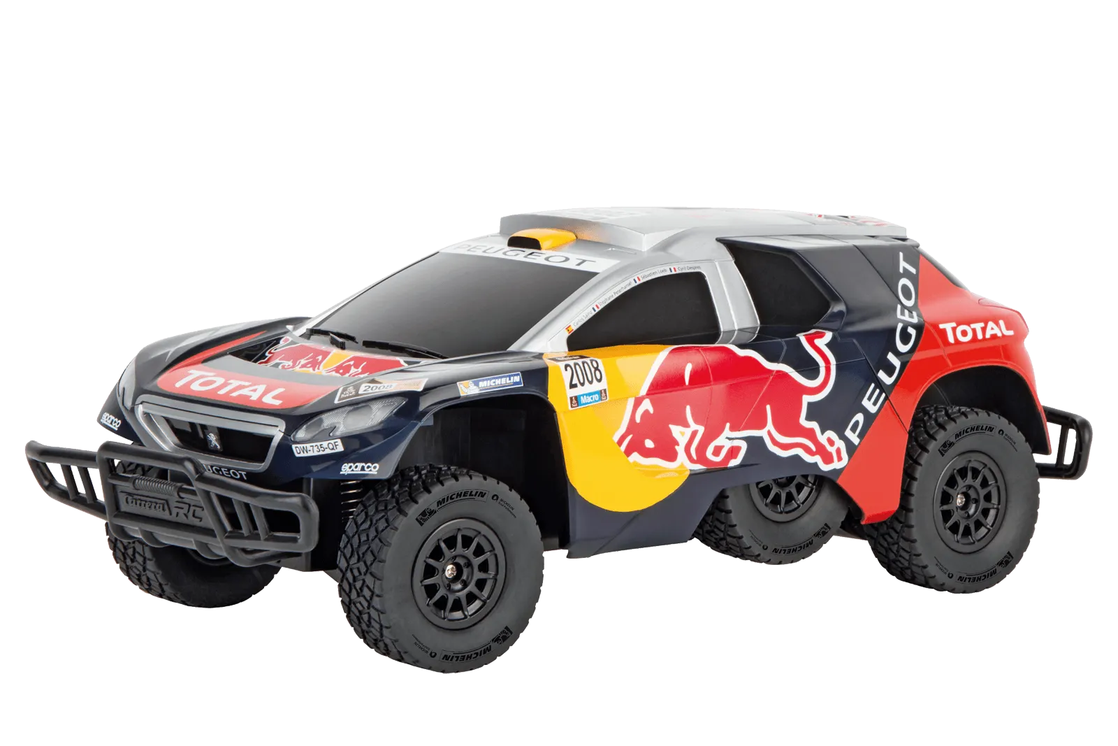 Carrera 1:16 Remote Control Red Bull Peugeot 2008 Dkr 16