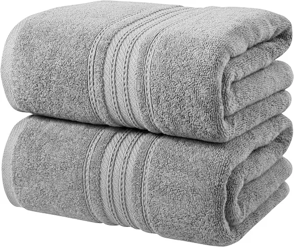 Cheap Price Pack of 2 Super 600 GSM Luxury Soft Extra Large Bath Sheet 100 x 200cm