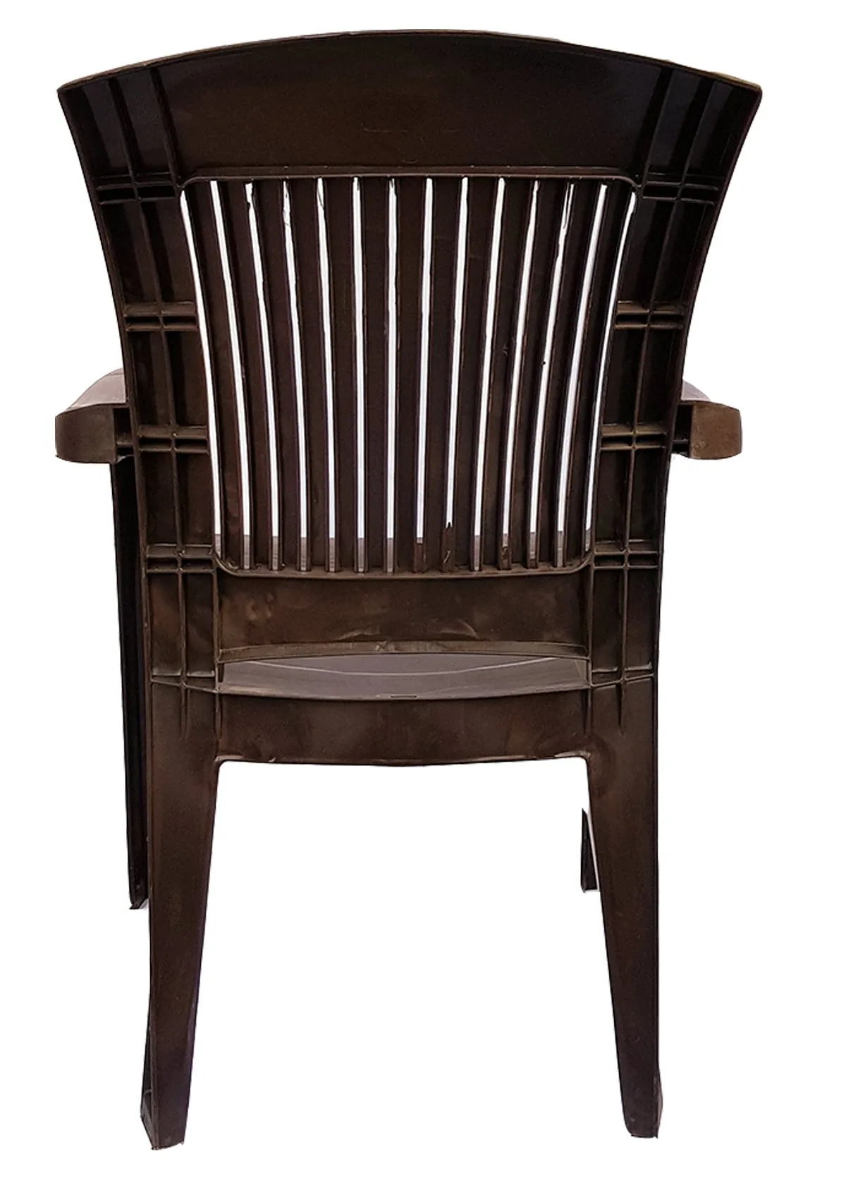 Choice Jaguar Plastic Chair (Weather Brown) Long Back Support