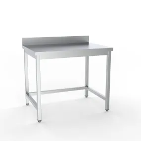 Combisteel Full 430 Stainless Steel 600 Line Worktable With Upstand 1800mm Wide - 7333.0044