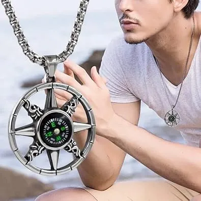 Compass design Necklace