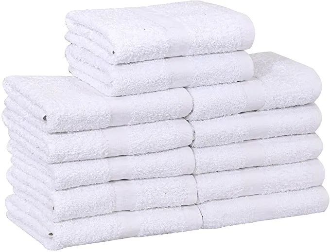 Cotton Salon Towels (120-Pack 16x27 inches) - Soft Absorbent Quick Dry Gym-Salon-Spa Hand Towel