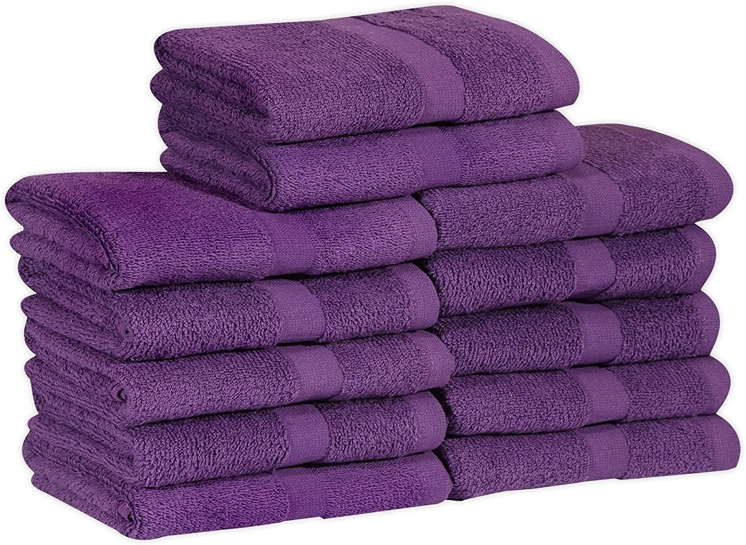 Cotton Salon Towels (120-Pack 16x27 inches) - Soft Absorbent Quick Dry Gym-Salon-Spa Hand Towel