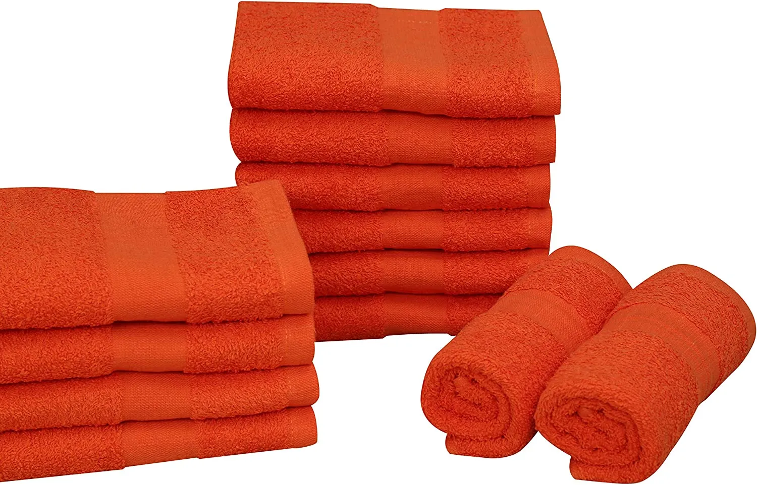 Cotton Salon Towels (120-Pack 16x27 inches) - Soft Absorbent Quick Dry Gym-Salon-Spa Hand Towel