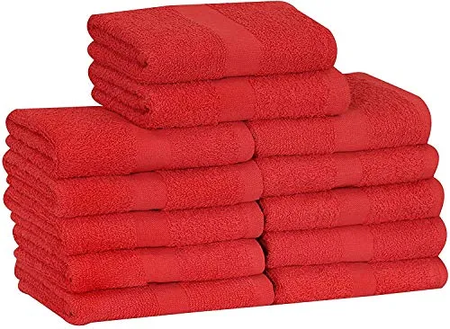 Cotton Salon Towels (120-Pack 16x27 inches) - Soft Absorbent Quick Dry Gym-Salon-Spa Hand Towel