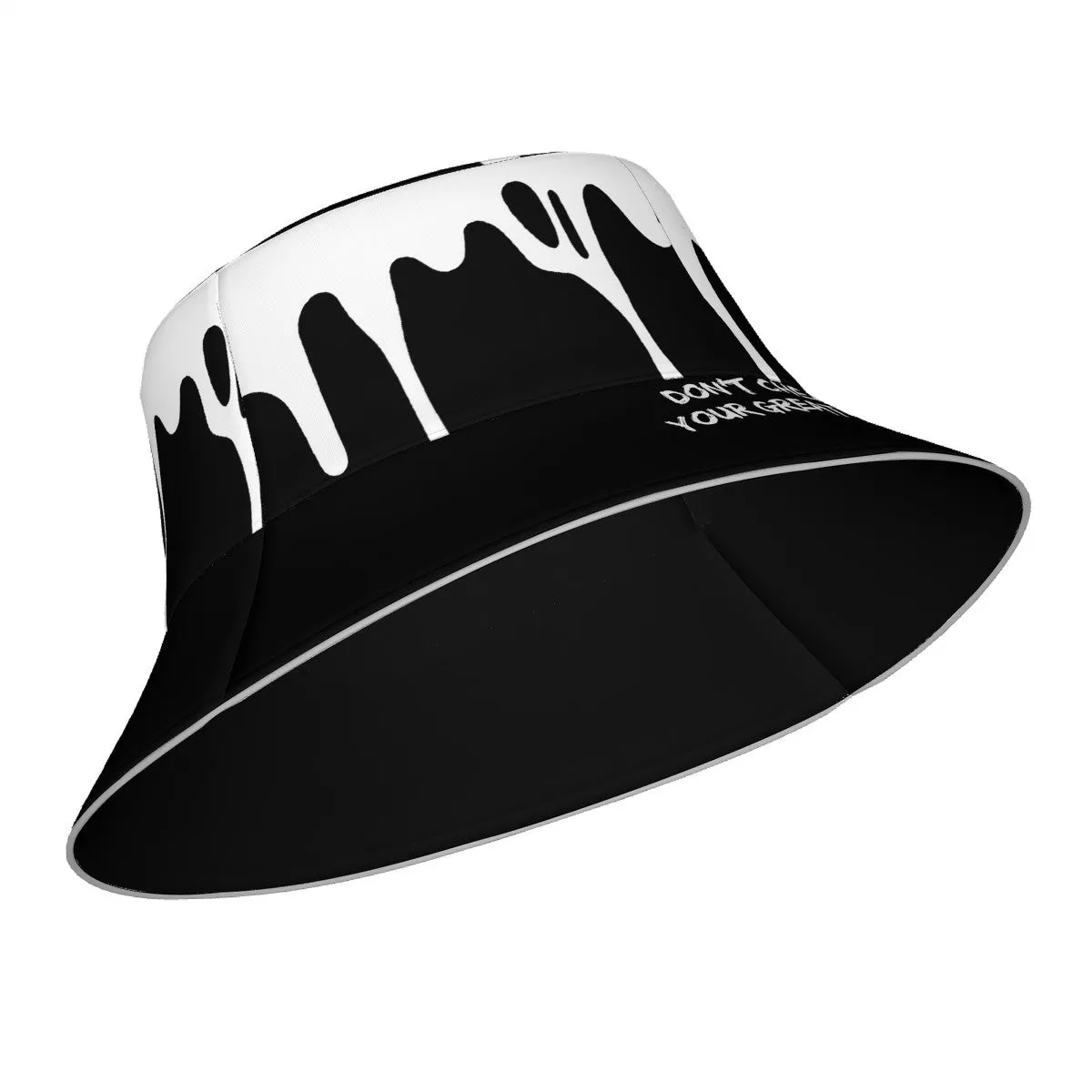 DCYG 24 DRIP White & Black  Bucket Hat