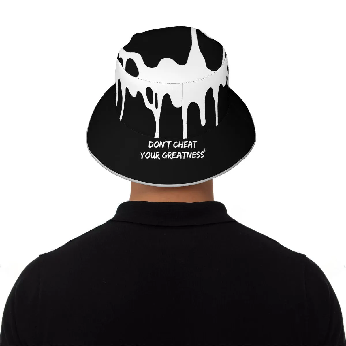 DCYG 24 DRIP White & Black  Bucket Hat