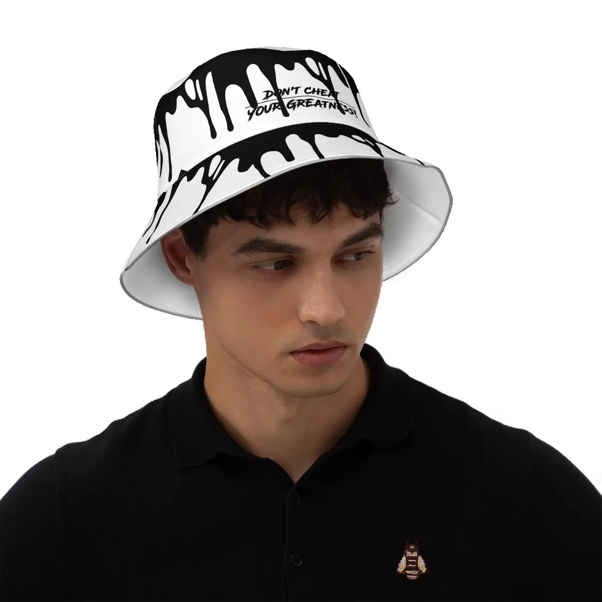 DCYG 24 DRIP X Black & White Bucket Hat