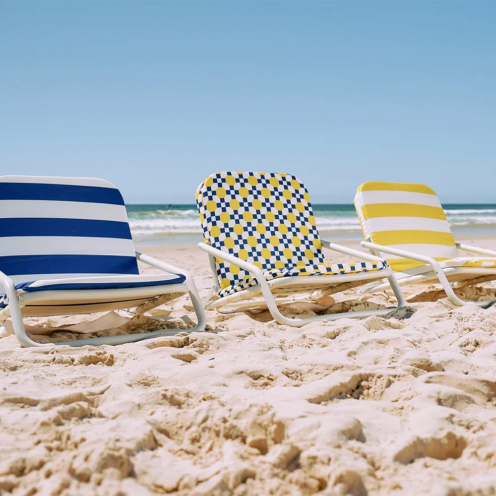 Deluxe Beach Chair - Retro Tile