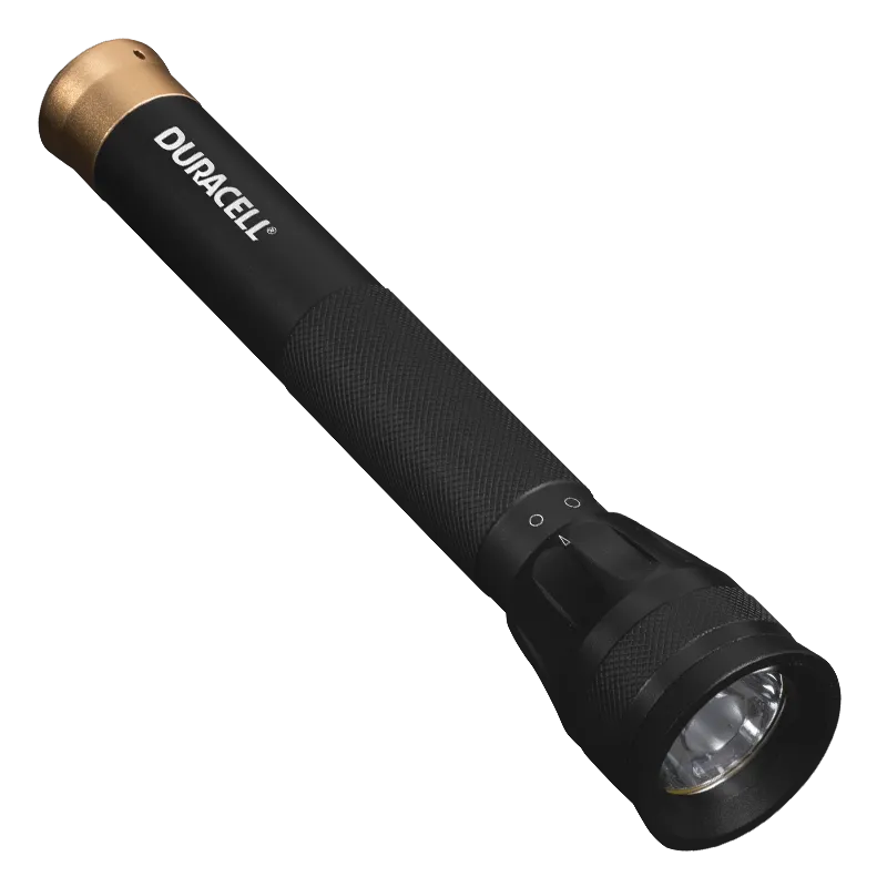 DURACELL 125 Lumen Tough Focus Series LED Flashlight - IPX4 Water Resistant