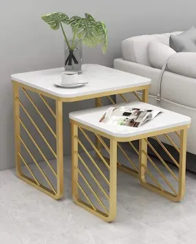 Eminem Square Side Nesting Tables | Set of 2