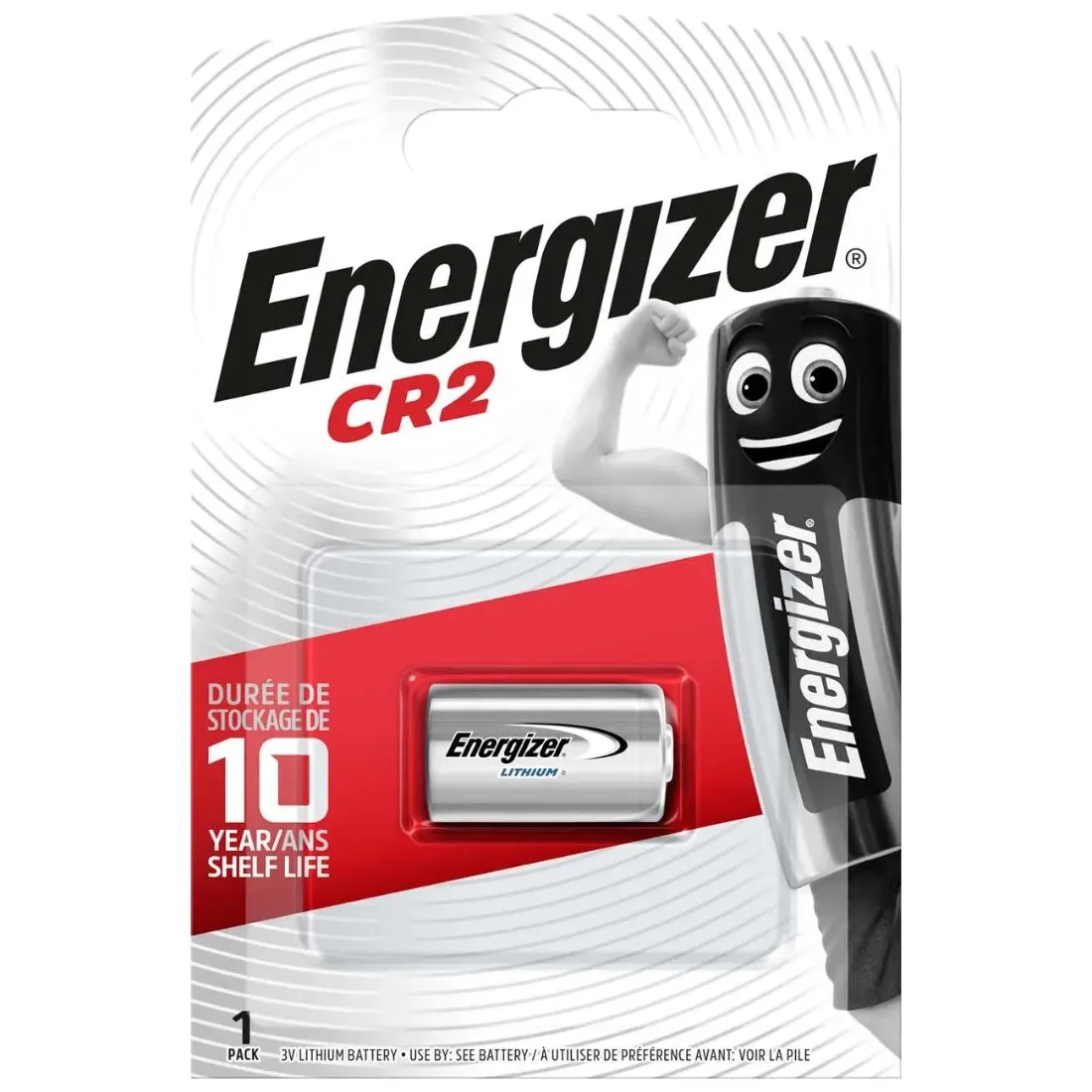 Energizer CR2 3V Lithium Battery - Pack of 4