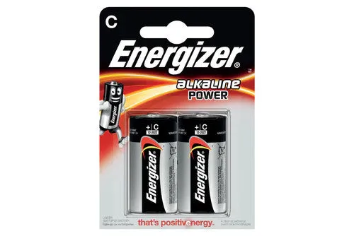 Energizer LR14 Max Power Alkaline C Batteries - Pack of 4