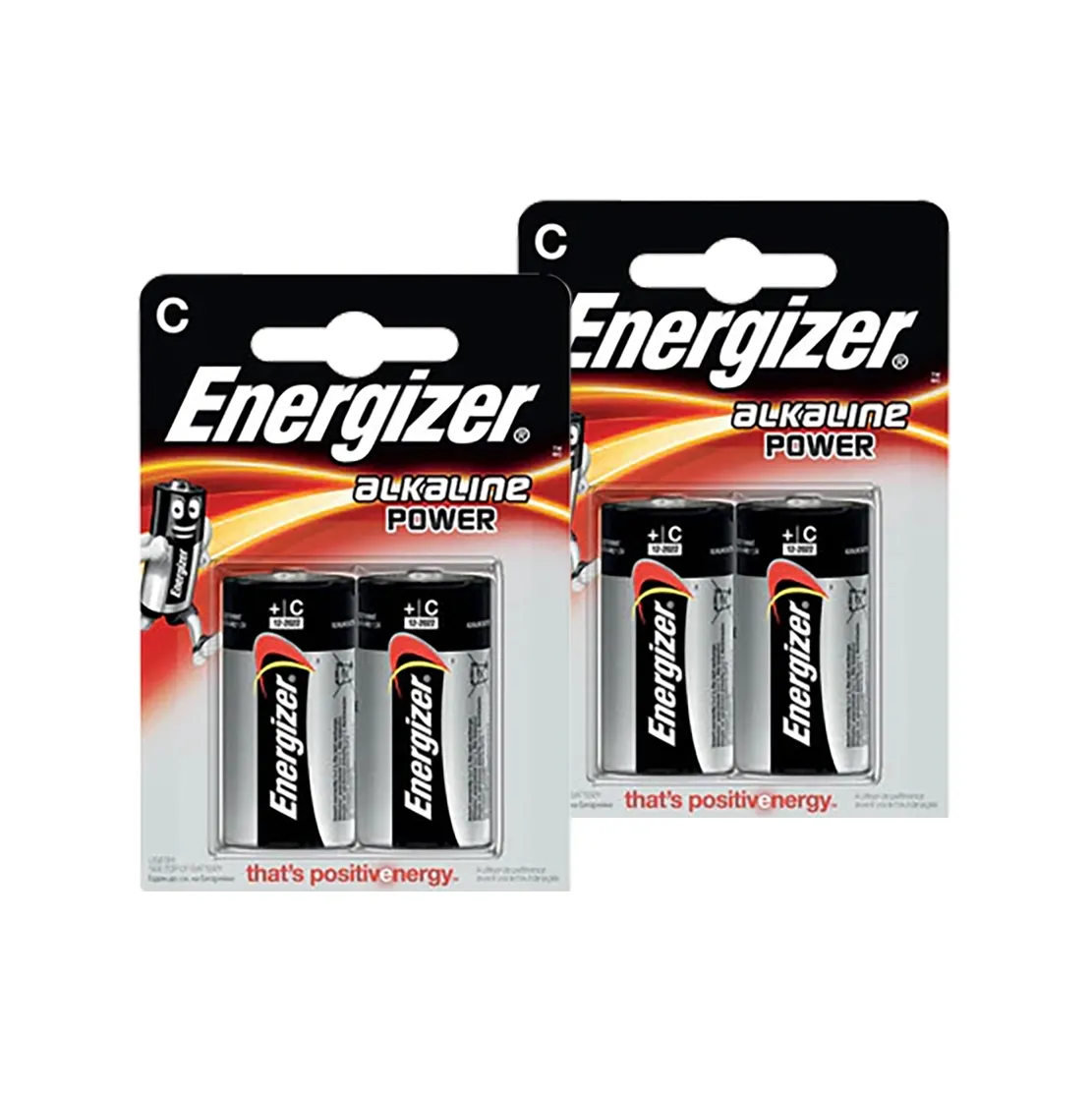 Energizer LR14 Max Power Alkaline C Batteries - Pack of 4