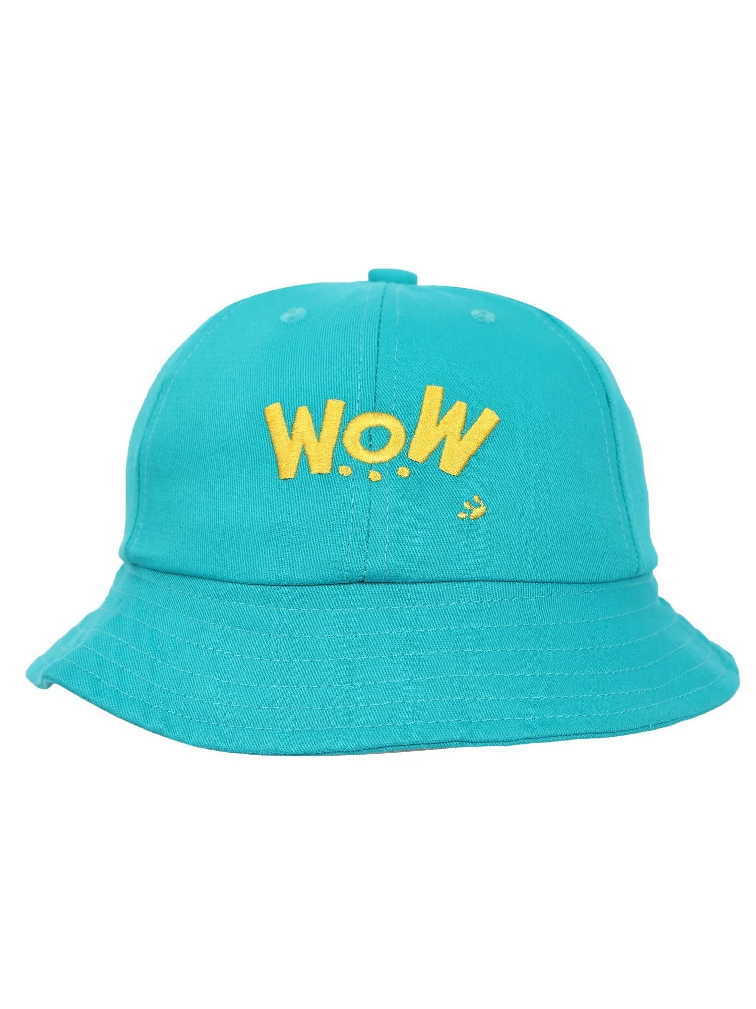 FabSeasons WoW Kids Cotton Bucket Cap/Hat for Sun Protection with Inner Elastic (3-8 Years)