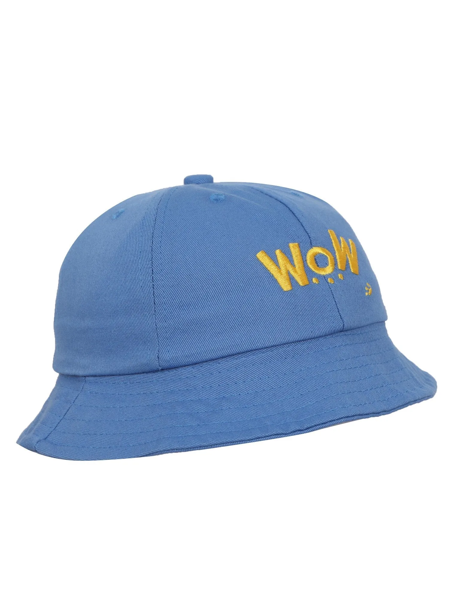 FabSeasons WoW Kids Cotton Bucket Cap/Hat for Sun Protection with Inner Elastic (3-8 Years)