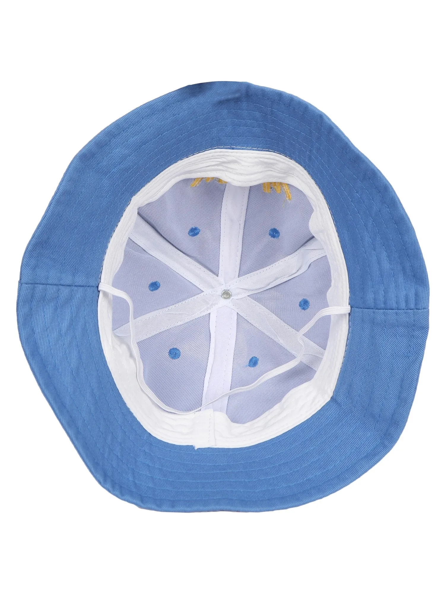 FabSeasons WoW Kids Cotton Bucket Cap/Hat for Sun Protection with Inner Elastic (3-8 Years)