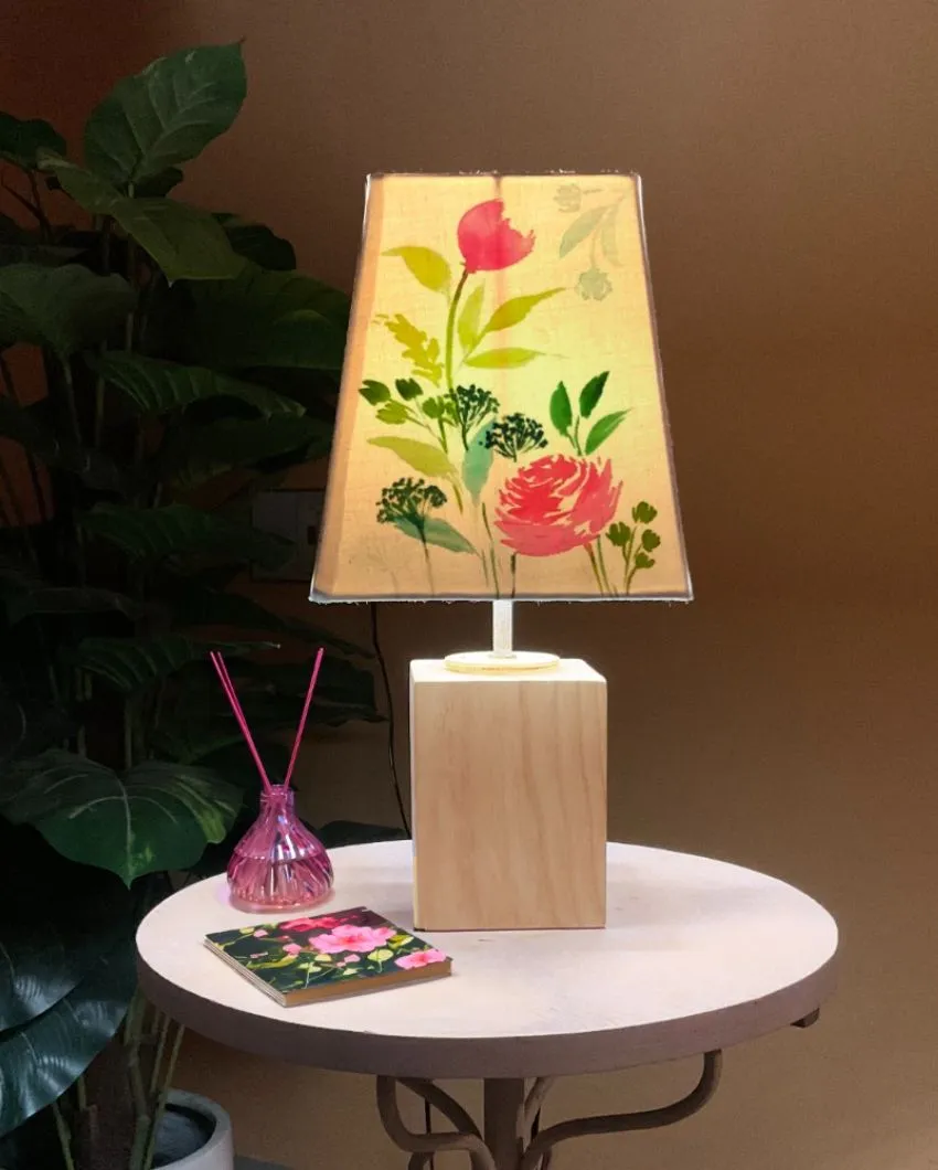 Floral Bliss Shaded Empire Cotton Table Lamp