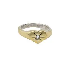 Guided by Heart Compass Ring