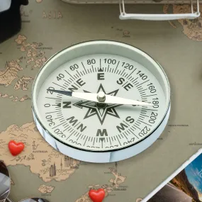 Handheld Large Compass for direction and Navigation (80 MM / 3 Inch / 1 Pc)