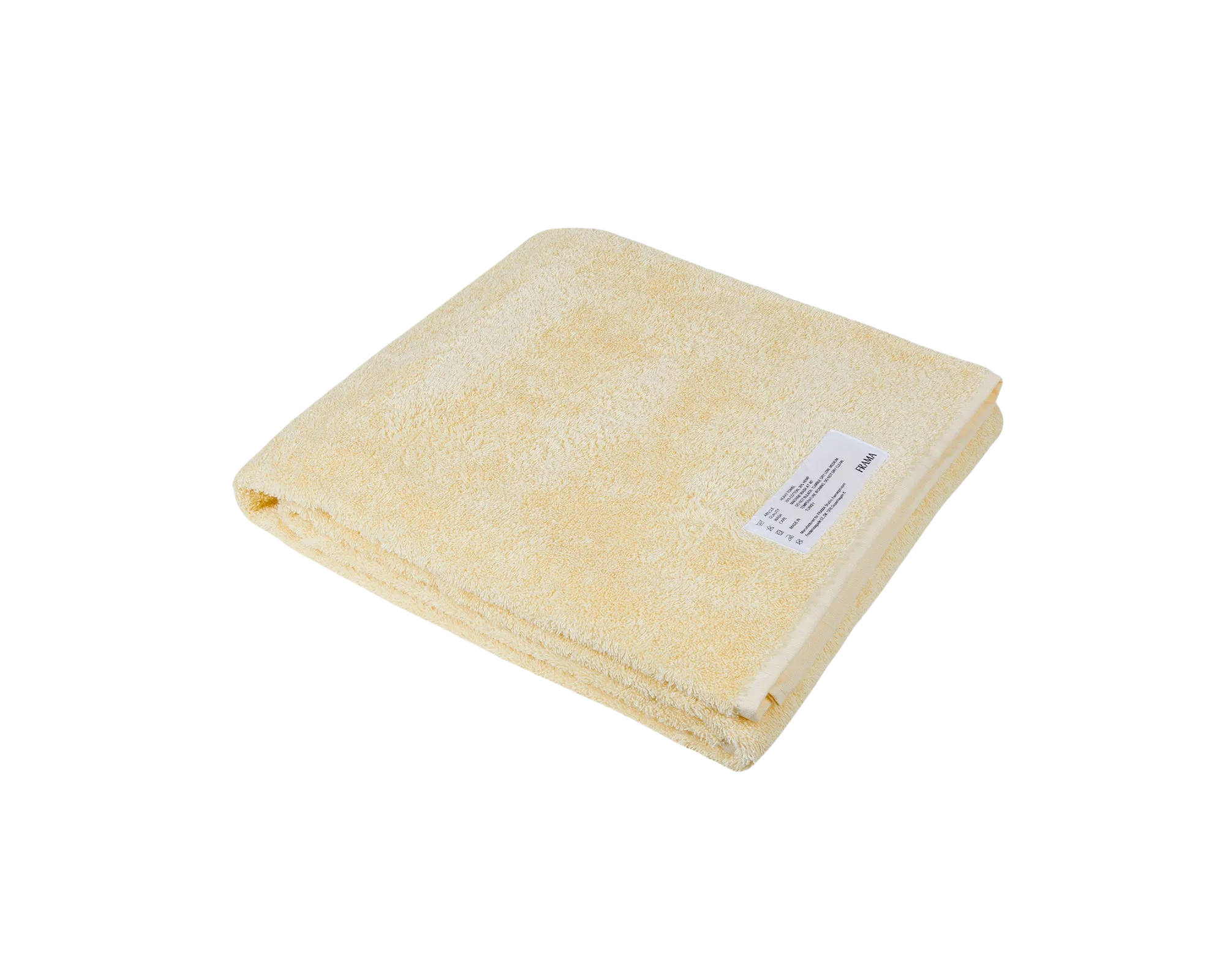 Heavy Towel | Pale Yellow | Bath Sheet