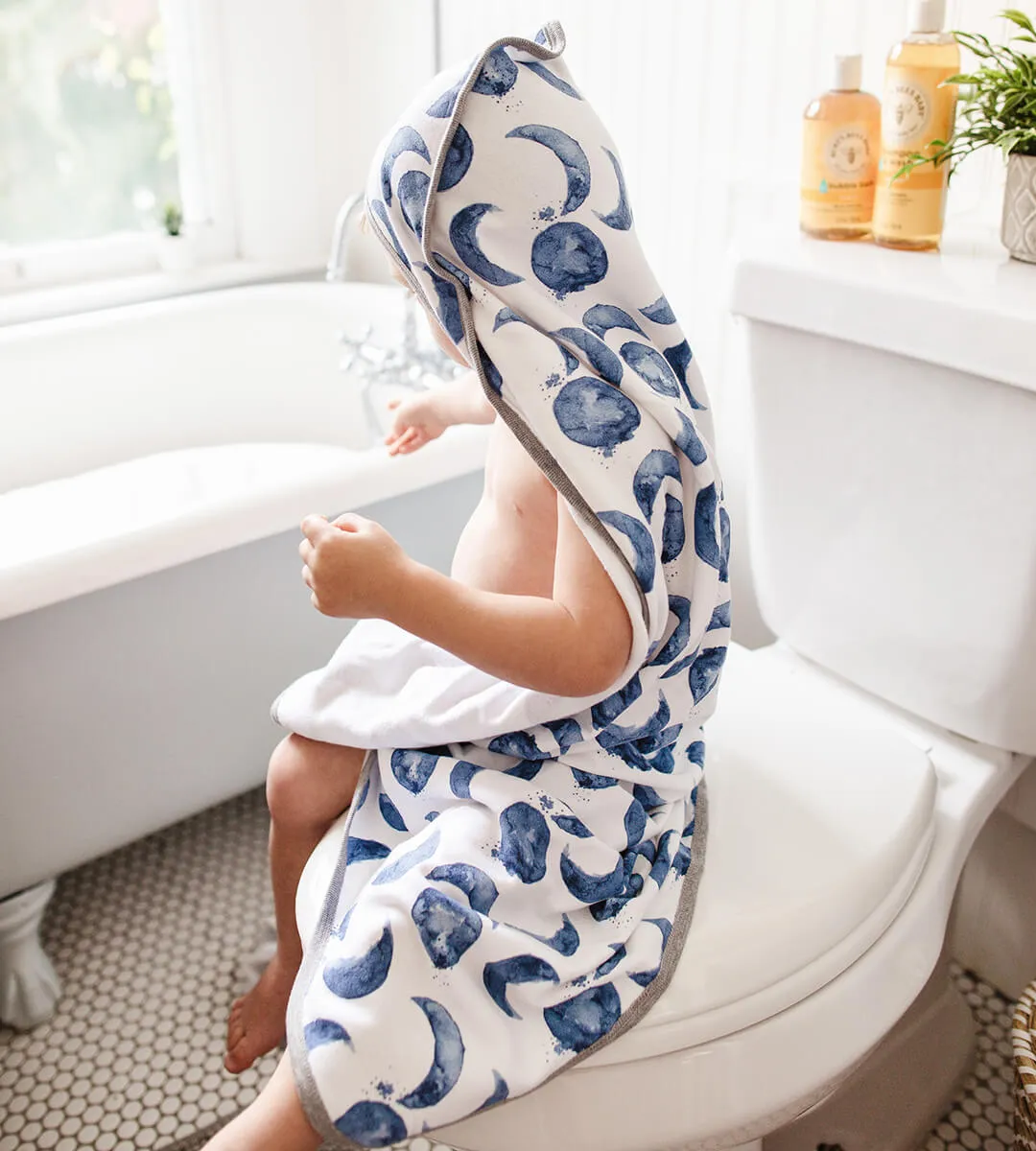 Hello Moon! Organic Hooded 2 Pack Towels