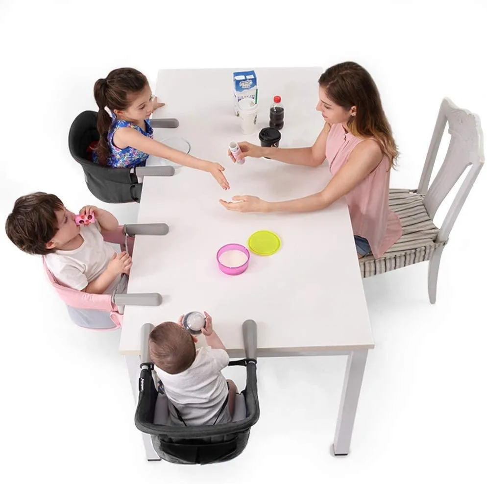 iSafe Baby Fast Fit Booster Seat YummyLUV Table Highchair - Melanzane