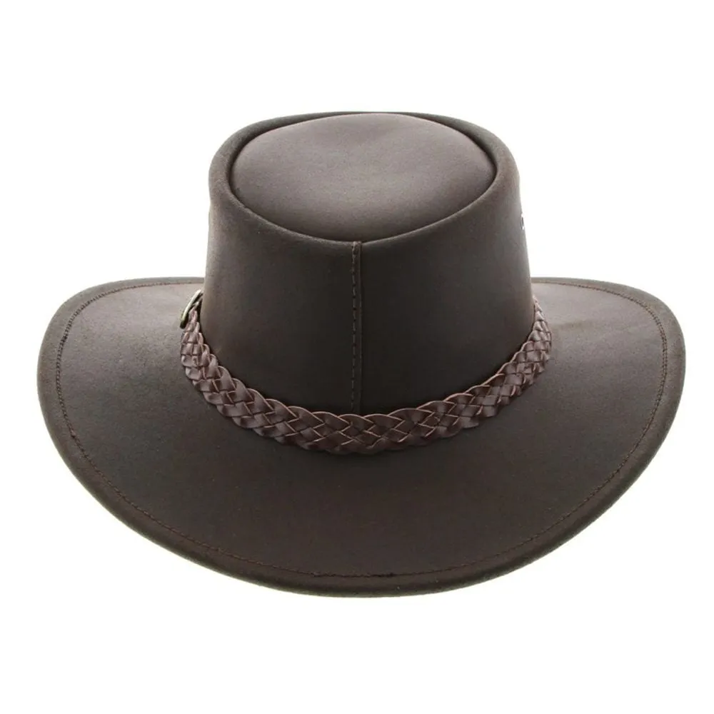 Jacaru Hats Wallaroo Oiled - Brown