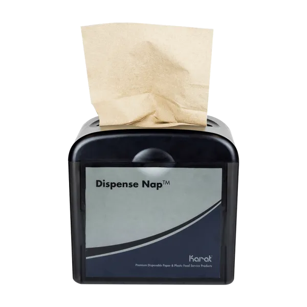 Karat Dispense Nap Tabletop Napkin Dispenser - Smoke