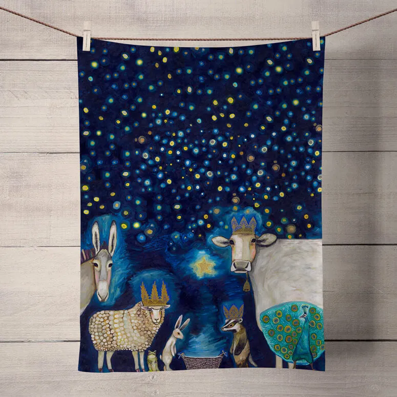 Kitchen Towel - Animal Nativity