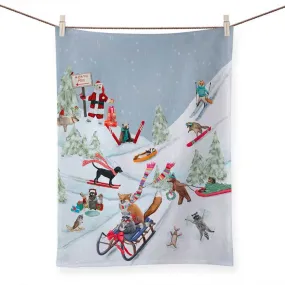 Kitchen Towel - Winter Fun for Everyone