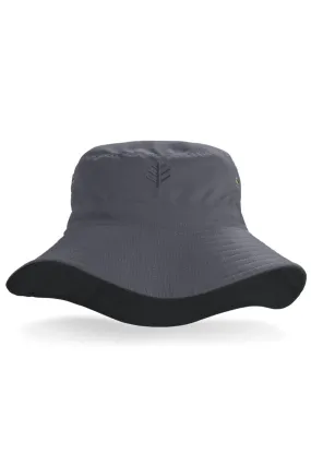 Landon Reversible Bucket Hat | Carbon/Black