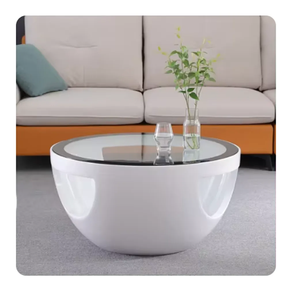 Large Bowl Design Stylish Round Coffee Table