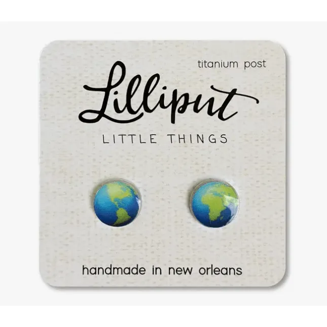 Lilliput Little Things Planet Earth Earrings