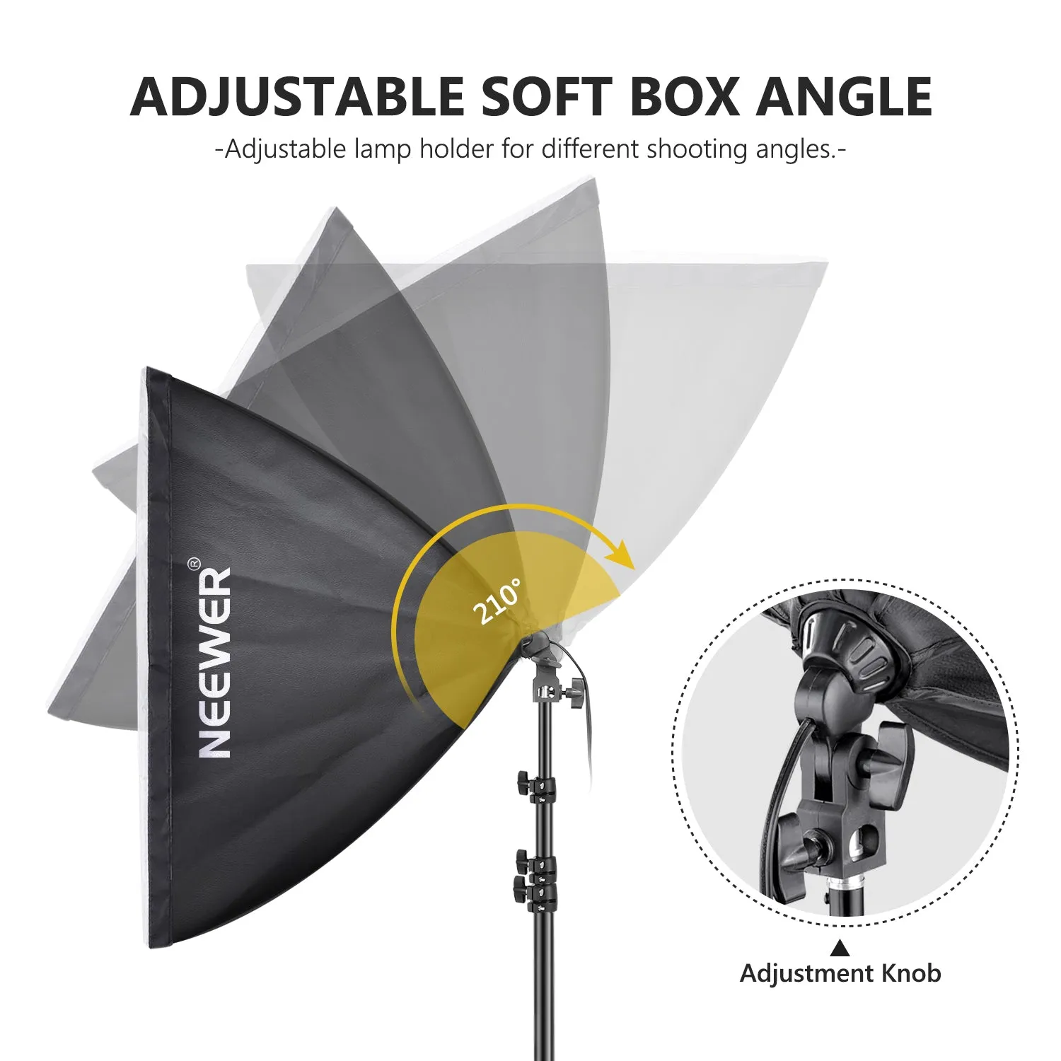 NEEWER NK200 24x24"/60x60CM 700W Photography Softbox Kit