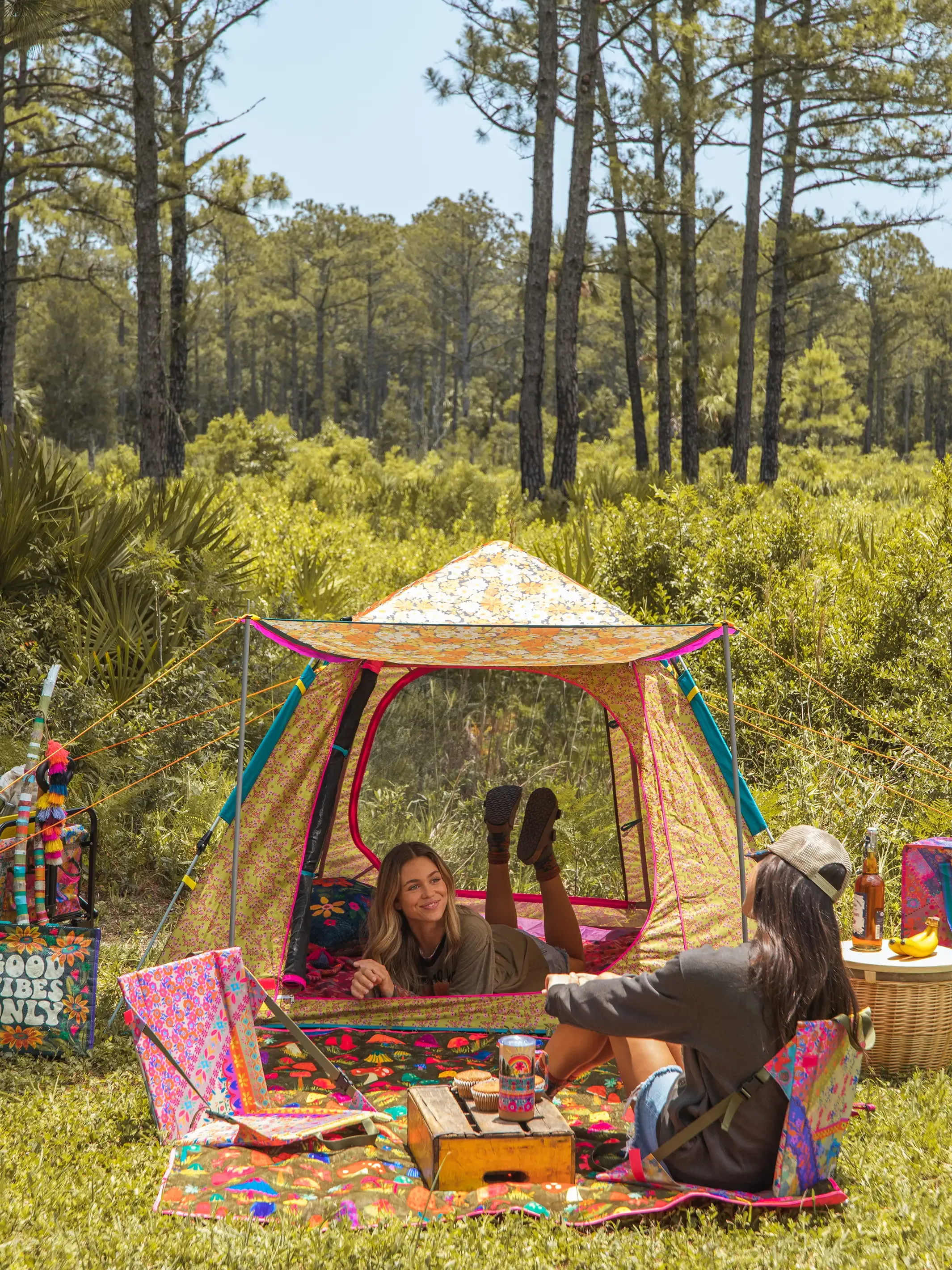 Outdoor Folding Seat - Patchwork