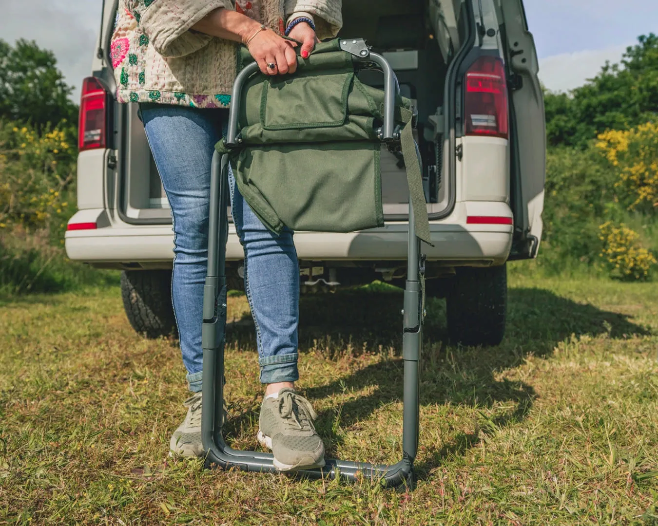 Outwell Rambler Folding Tailgate Chair Navy Night