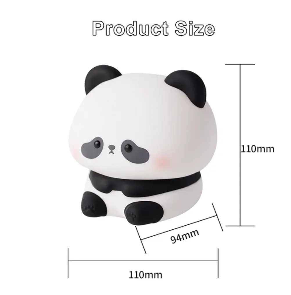 Panda Silicone Night Light